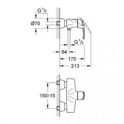 Смеситель для душа Grohe Chiara-Neu (32307000)